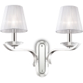 Ideal Lux - PEGASO Crystal Wall Sconce 2x E14/28W/230V Polished Chrome
